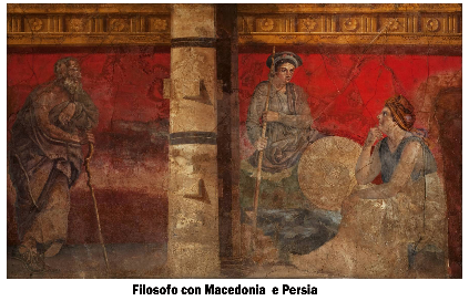 Filosofo con Macedonia e Persia